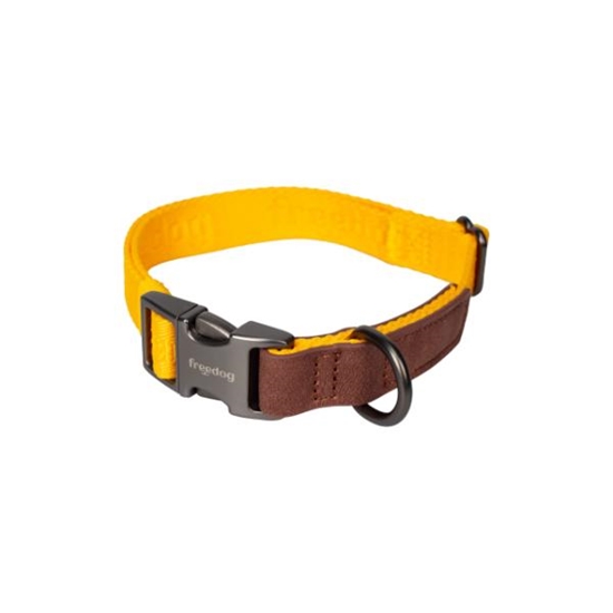 Picture of Freedog Linum Yellow Sunrise Dog Collar | Eco-Friendly & Adj